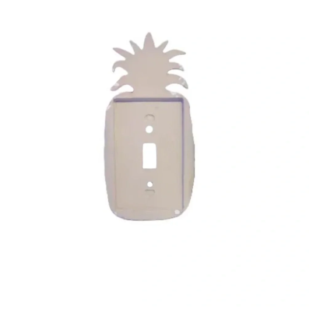 COPY - Pineapple Light Switch Cover - Brown and Green - Picture 2 of 2